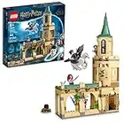 LEGO Harry Potter Hogwarts Courtyard: Sirius's Rescue 76401 Castle Tower Toy, Collectible Set with Buckbeak Hippogriff Figure and Prison Cell