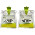 RESCUE! Outdoor Disposable Fly Trap, Green, 2 Pack