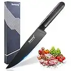 TANSUNG Coltello da Cucina,Coltello da Chef Professionale da 7 Pollici,Lama 19cm con Acciaio Composito Tedesco ad Alto Contenuto di Carbonio,Manico Ergonomico con Impugnatura Comoda, Acuto e Forte