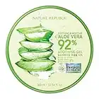 Nature Republic New Soothing Moisture Aloe Vera Gel 92 Percent Korean Cosmetics, 10.56 Fluid Ounce