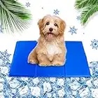 Forever Speed ​​​​Tapis de Refroidissement pour Chiens, Tapis de Refroidissement pour Chiens et Chats, Coussin de Gel Froid, utilisé pour Les niches et Les Lits 50 x 90 cm