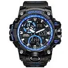 UINGKID Collection Unisex-Armbanduhr Herren Uhren Ultra Dünne SMAEL Herren-Sportuhr Dual-Analog-LED-Armbanduhr mit Digitalanzeige