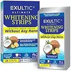 Teeth Whitening Strips for Sensitive Teeth, Tooth Whitening Strips with Coconut and Lemon Peel Oil for Whiter, Brighter Smiles (14 Treatments)