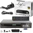 Leyf Satellite Receiver PVR Recording Function Digital Satellite Receiver (HDTV, DVB-S/DVB-S2, HDMI, SCART, 2X USB, Full HD 1080p) [Pre-Programmed for Astra, Hotbird and Türksat] + HDMI Cable