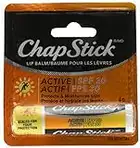 ChapStick Active with SPF 30, Original Flavour, 1 Tube