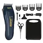 Wahl Deluxe Pro Series Cordless Lithium Ion Clipper Kit for Dog Grooming at Home with Heavy Duty Motor, Self-Sharpening Blades, and 2 Hour Run Time – Model 9591-2100