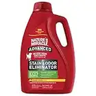 Nature's Miracle Advanced Dog Stain and Odor Eliminator Spray, Spot Stain and Pet Odor Remover, Sunny Lemon Scent, 1 Gallon
