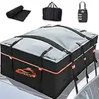 Car Roof Bag, 538L Waterproof Rooftop Cargo Carrier, 600D Heavy Duty Car Cargo Rooftop Box for Travel and Luggage Transport, Cars, Vans, SUVs- Includes Carry Bag ( 120 x 90 x 50.5cm / 19 Cubic Feet )