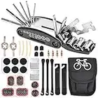 Nabance Fahrrad-Multitool 16 in 1 Werkzeuge für Fahrrad Reparatur Set 35 STK Praktisches Fahrrad Werkzeug Reparatur Set Flickzeug Fahrradflickzeug Reparaturset Multifunktionswerkzeug mit Tasche