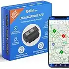 Balin.app - Mini Localizzatore GPS professionale per veicoli, con SIM card e traffico dati, tutto incluso. Installazione rapida con presa OBD del veicolo. Controlla i veicoli da Portale Web e App.