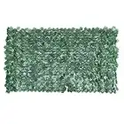 Finderomend Fence Privacy Screen,100 X 300cm Faux Artificial Ivy Trellis Privacy Screens Vine Leaf Decor Ivy Grass Wall for Outdoor Indoor Trellis Wall Balcony Pool Deck Terrace Home Bar