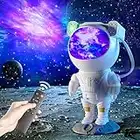 Dienmern LED-Sternenhimmel Projektor Astronaut, Galaxy Light mit Fernbedienung und Timer, Sternenprojektor Kinder und Erwachsene, Smart Star Projector Weiß, Sternlichtprojektor