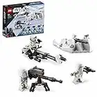 LEGO 75320 Star Wars Snowtrooper Battle Pack mit 4 Figuren, Waffen und Düsenschlitten, Spielzeug zum Bauen für Kinder ab 6 Jahren