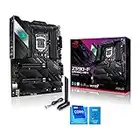 ASUS ROG STRIX Z590-F GAMING WIFI, Scheda madre Gaming Intel Z590 ATX, PCIe4.0, 14+2 fasi, tecnologie AI, WiFi 6E (802.11ax), Intel Lan 2.5 Gb, 4x M .2 slot, USB3.2 Gen2x2 USB TypeC, Aura Sync RGB