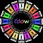 NewWay Luminous Neon Face & Body Paint Glow in the Dark Party Supplies MakeUp Cream Paint UV Light For Halloween Christmas 8 Color 0.7 fl oz x 16 Tubes