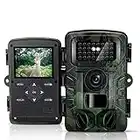 HAZA Wildkamera, 36MP HD Wildkameras 2.0" LCD-Bildschirm mit Video Wildtierkamera mit Bewegungsmelder Nachtsicht Draussen Fotofallen Kamera aufzeichnung Tiere tierbeobachtungskamera Nachtsichtkamera