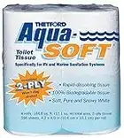 Thetford 03300 Aqua-Soft Papier Toilette, 2 Couches, 4 Rouleaux