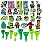 Claude Cartoon Ear Croc Charms 33PCS Cartoon Ear Croc Charms for Croc Clog Shoe Bracelet Wristband Decoration Ear Charms Croc Accessories for Boys Girls Kids Teens Party Favor