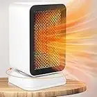 Panamalar Space Fan Heater, Energy Efficient Electric Heaters with Overheat&Tip-over Protection, 3s Fast Heating/Silent/Timer/Oscillating/1000W Ceramic Plug in Heater for Indoor Home Bedroom Office