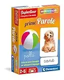 Clementoni Carte Prime Parole Montessori 2 Anni (Versione in Italiano), Gioco educativo-Made in Italy, Multicolore, 16319