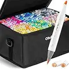 Ohuhu Alcohol Brush Markers - 216-color Double Tipped Alcohol-based Art Marker Set for Artist Adults Coloring Illustration -Brush & Chisel Dual Tips - Honolulu Series of Ohuhu Markers - Refillable Ink