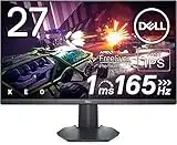 Dell G2722HS IPS 27 Inch 165Hz Gaming Monitor - (FHD) Full HD 1920 x 1080p, LED LCD Display, AMD FreeSync Premium and NVIDIA G-Sync Compatible, HDMI, DisplayPort, Thin Bezel - Black