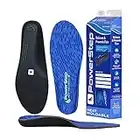 Powerstep unisex adult Archmolds Orthotic Insoles Heat Moldable Shoe Inserts for Maximum Cushioning and Full Support Physical Therapy Equipment At, Blue, Men 8 - 8.5 Women 9.5 10 US