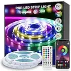 Striscia LED 30 Metri, Bluetooth RGB Smart 30M con Telecomando, App Controllato, Cambia Colore con la Musica, Luci Colorate per Casa, Decorazioni, Cucina, Bar, Festa