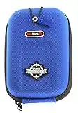 Navitech Blue EVA Rangefinder Hard Case/Cover With Carabiner Clip Compatible With The Callaway 300 Pro Laser Rangefinder/Callaway 200 Laser Rangefinder/Caddytek Golf Laser Rangefinder