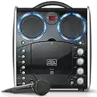 Singing Machine SML-383 Portable CDG Player Karaoke Machine, Black