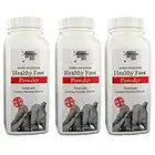 3 x Athletes Healthy Foot Powder Medicated Treats and Prevents Anti FUNGAL 75g