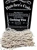 Rotisserie Elastic and Cotton Blend - Stretchy - Food Grade Cooking Twine - Poultry Loops - - FREE e-Cookbook by Butchers Code