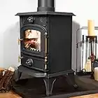 NRG Defra 5KW Eco Design Stove MultiFuel Cast Iron Fireplace Portable