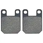 AHL Pastillas de freno traseras para moto Compatibles con SUZUKI AY 50 WRX/WX/WRY/WY/WRK1-WRK4“Katana” 1999-2004