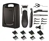 Remington Stylist Hair Clippers, Cordless Use with 8 Comb Lengths and Detail Trimmer, 25 Piece Grooming Kit - HC366