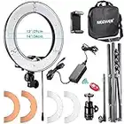 Neewer 12-inch Inner/14-inch Outer LED Ring Light and Light Stand 36W 5500K Lighting Kit with Soft Tube,Hot Shoe Adapter,Bluetooth Receiver for Camera Smartphone YouTube, TikTok Video Shooting