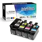 INK E-SALE Compatible Toner Cartridge Replacement for Dell E525W E525 525 (KCMY, 4-Pack), for use with Dell Color Laser E525W Printer