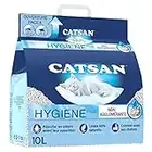 Catsan Hygiene Plus – Litière minérale agglomérante pour chat – 100% biodégradable – Contrôle anti-odeurs – Sac de 10L