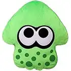 Nintendo Splatoon 2 Squid Cushion - Neon Green - official San-Ei plush