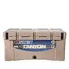 Canyon Coolers Heavy Duty Outfitter 55 Quart Insulated Storage Cooler with Reliable Latches and Airtight Seal for Indoor or Outdoor Events, Sandstone