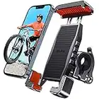 Bike Phone Mount, Blukar Adjustable Bike Phone Holder -360° Rotatable Super Stable Bicycle Motorcycle Phone Holder, Compatible with iPhone 14/13/12 Pro Max/X/XS, Galaxy, Huawei, 4.7-6.8" Smartphones