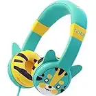 Kidrox Toddler Headphones Age 2+ — Baby Headphones with 85dB Volume Limited, Kids Wired Headphones for Boys & Girls, Children Headphones for Airplane, iPad, Amazon Fire Tablet, Earphones for Kids