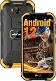 Ulefone Android 12 Telephone Portable incassable 4G 32Go ROM/SD 128Go Armor X6 Pro 4000mAh Écran 5", Telephone incassable etanche Caméra 13MP+5MP, Smartphone incassable 2023 IP68 OTG GSM 2Ans Garantie