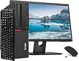 Complete set of Branded 21.5in Monitor, Quad Core i5-6500 Desktop Computer 8GB 256 SSD WiFi Windows 10 64-Bit PC Keyboard and Mouse (Renewed)