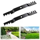 ELITEWILL 2pcs Lawn Mower Mulching Blades Fit for John Deere 42'' D100, D110, D120, D130, Z225, Z235, D125 Replaces OEM # GX22151