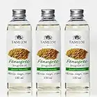 Huile de Fenugrec Naturelle 100ml X 3pcs | Huile Pure & Naturelle Pressée à Froid | Anti-rides Restaure les Peaux Sèches | Tonifie & Augmente Poitrine et Fesses | Limite Chute des Cheveux & Calvitie