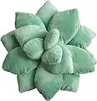 TYISON 3D Succulents Cactus Pillow, Cute Succulents, for Garden or Green Lovers Baby Green Plant Throw Pillows for Bedroom Room Home Decoration Novelty Plush Cushion