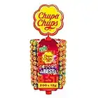 Chupa Chups Lutscher-Rad, Lollipop-Ständer mit 200 Lollis, Aufsteller mit 6 leckeren Geschmacksrichtungen, für Kiosk, Candy-Bar, Büro etc., 200 x 12g