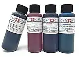 KOPYFORM Edible Ink Refills 4x100ml (Cyan, Magenta, Yellow, Black) for Canon Printers (KOL110)