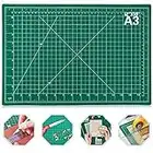 Self Healing Sewing Mat, Anezus 12" x 18" Rotary Cutting Mat Double Sided 5-Ply Craft Cutting Board for Sewing Crafts Hobby Fabric Precision Scrapbooking Project